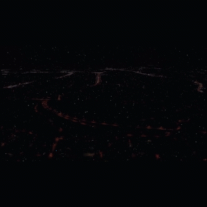 Linear city illustration and animation with modern urban design