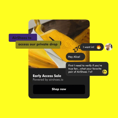 UI animation for SaaS promo with phone, charts and graphics