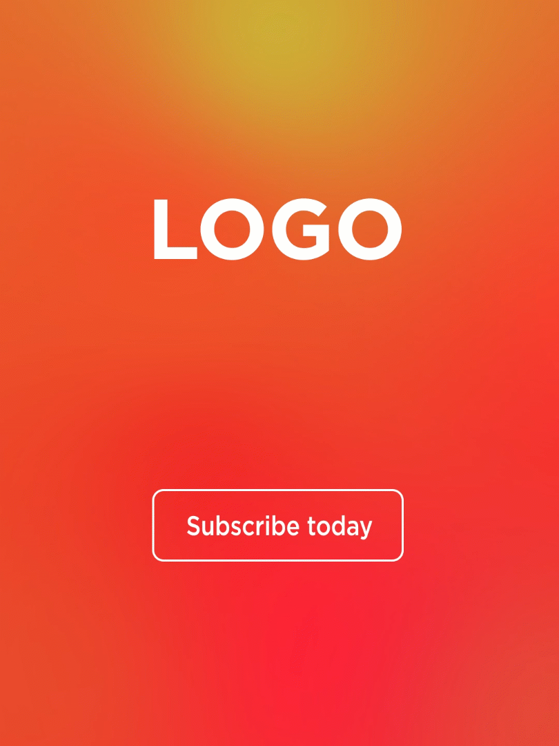 saas gradient blur ad